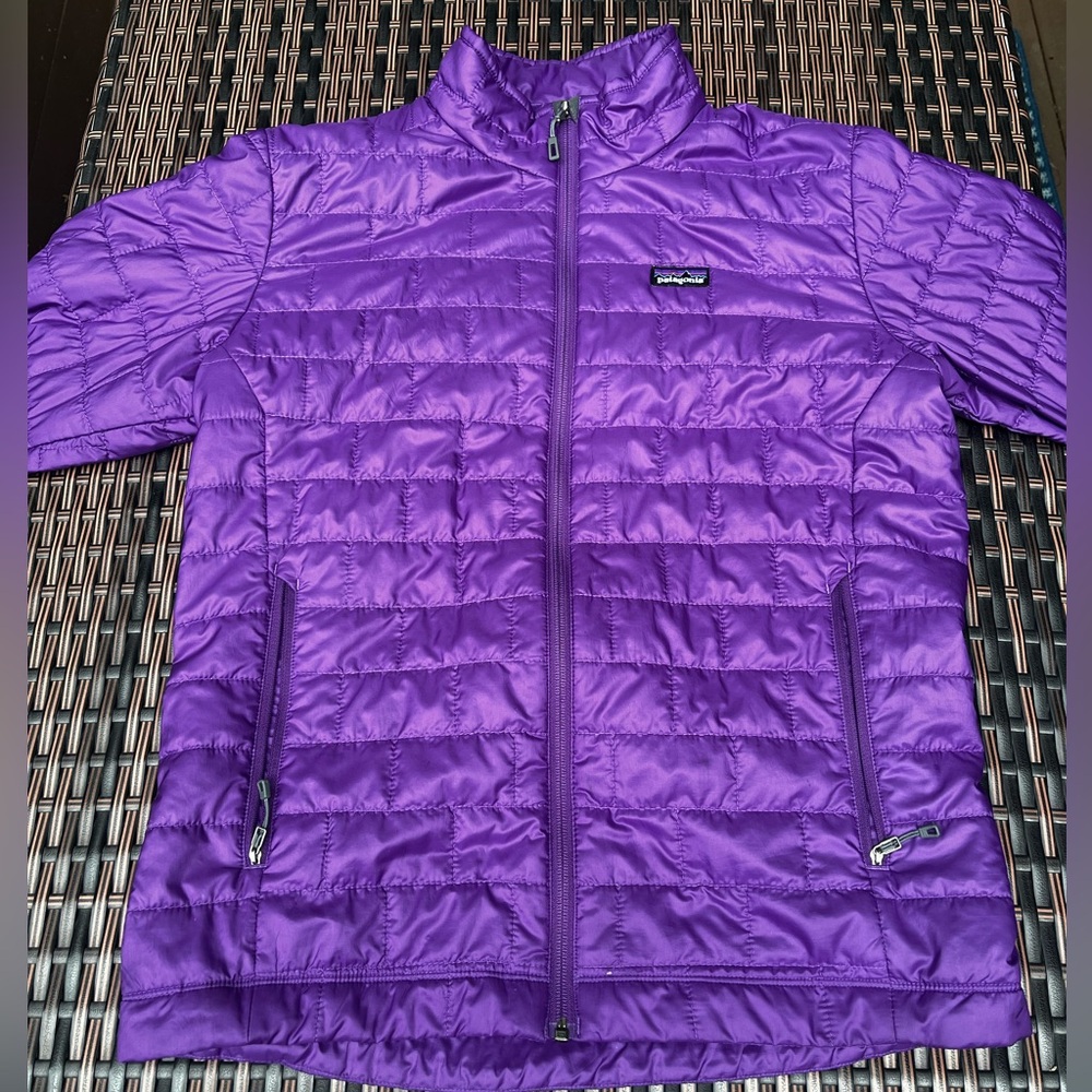 Patagonia Nano Puff Jacket Purple Size M Excellent Condition